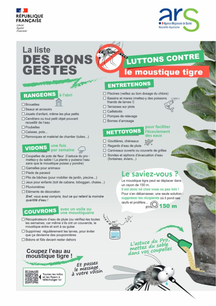 Check-list moustique tigre